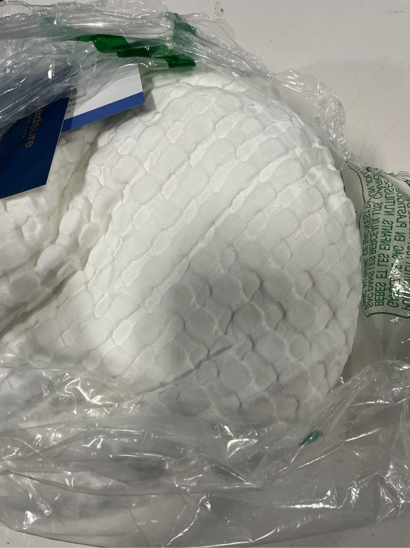 Condition photo showing Good Condition for bedsure cooling cotton waffle king size blanket - lightweight breathable summer blanket of rayon derived from bamboo for hot sleepers, luxury throws for bed, couch and sofa, white, 104x90 inches king (104" x 90") white
