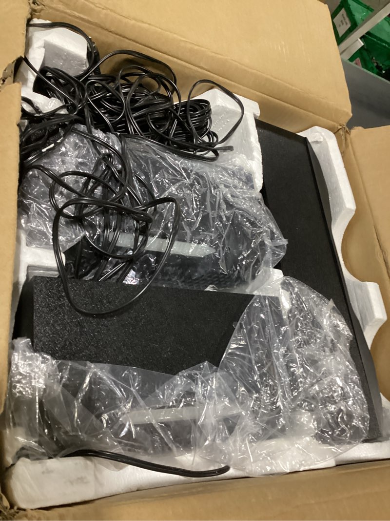 Condition photo showing As Is for Rockville HTS56 1000W 5.1 Channel Home Theater System, Bluetooth, USB, 8" Subwoofer, LED Light Effects, Remote Control, Optical Input, for Movies, Music & Karaoke