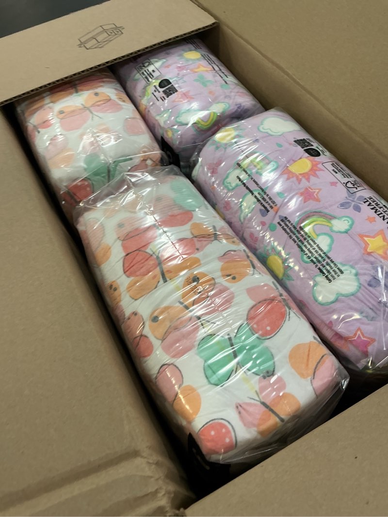 Condition photo showing New/Like New for the honest company comfort dry disposable diapers for sensitive skin, hypoallergenic, sky's the limit + wingin it, super club box size 6 (35 lbs) 68 count size 6 (68 count) sky's the limit + wingin it