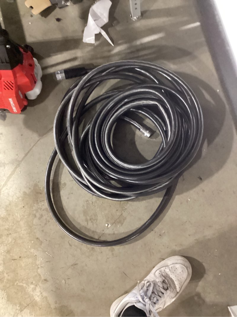 Condition photo showing Good Condition for teknor apex heavy duty 5/8-in x 50-ft heavy-duty kink free vinyl gray coiled hose