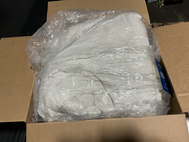 Condition photo showing Good Condition for similar to Bedsure Queen Comforter Set - Beige Soft Bedding for All Seasons, Cationic Dyed Bed Set, 3 Pieces, 1 Queen Size Comforter (90\"x90\") and 2 Pillow Shams (20\"x26\"+2\") Queen 05 - Beige