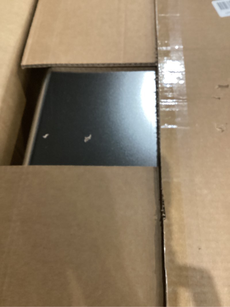 Condition photo showing As Is for Aothey Stainless Steel Litter Box with Lid, Enclosed Metal with High Sides, Large Cat Litter Box, Dog-Proof, Odor Control, Easy to Clean,Durable with Round Edge (Offset Opening) Lateral Entry?23.6" x 15.7" x 15.7"