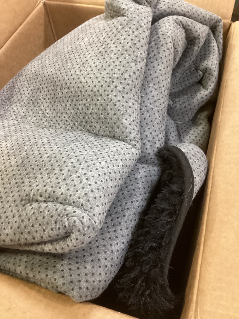 Condition photo showing Good Condition for 8x10 Area Rugs for Living Room, Black Fluffy Shaggy Rug Soft Carpets, Big Rugs for Bedroom Nursery Kids Room Dorm Home Decor Aesthetic Black 8' x 10' (Rectangular)