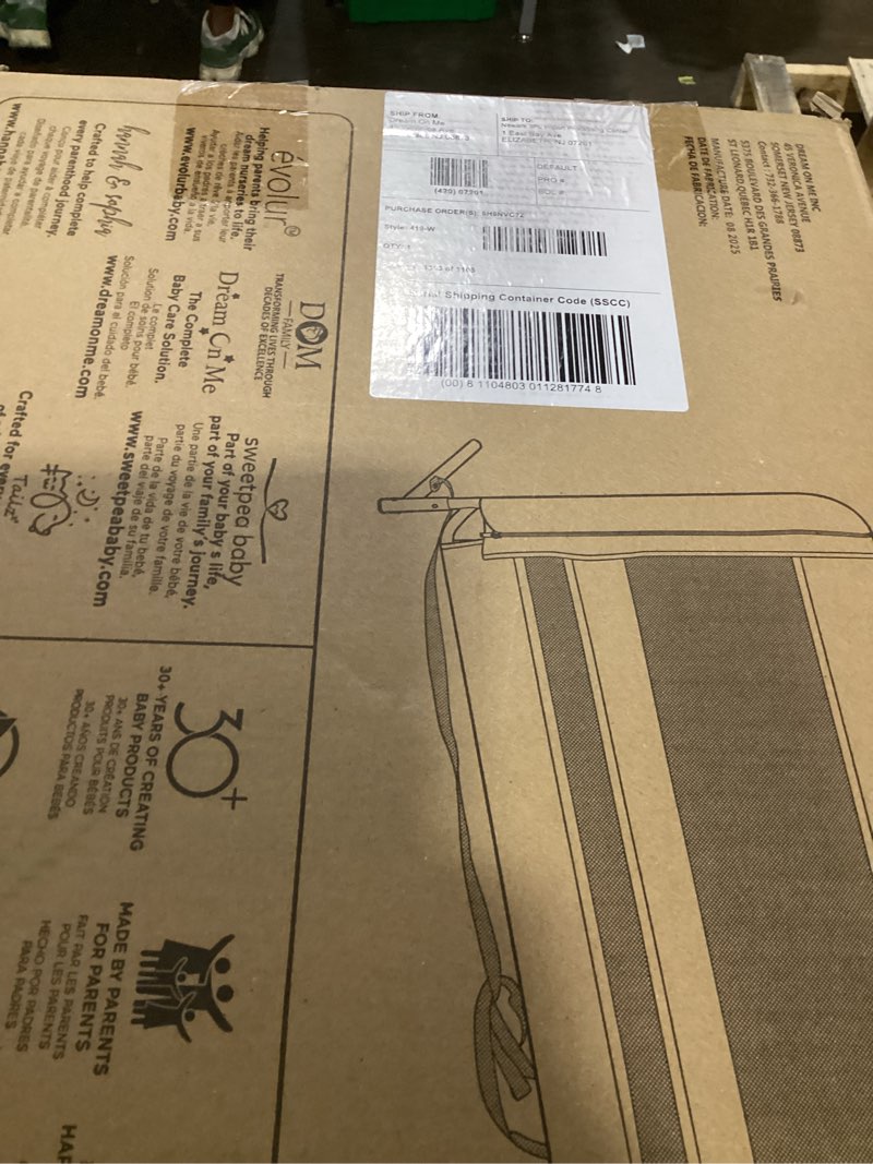 Condition photo showing New/Like New for Dream On Me Lightweight Mesh Security Adjustable Bed Rail for Toddler, Breathable Mesh Fabric, Suita