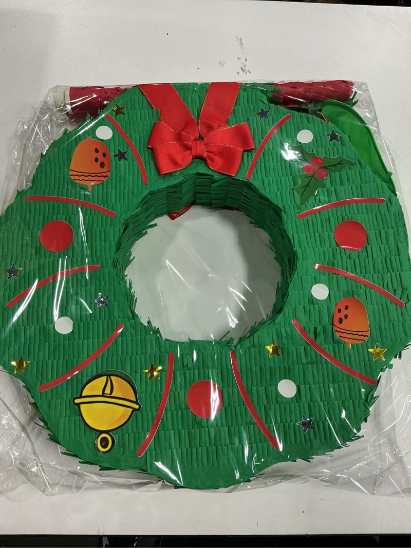 christmas wreath pinata chrtimas pinata christmas themed birthday decorations party supplies