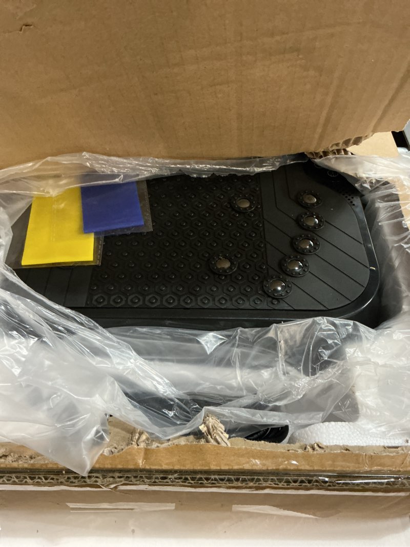 Condition photo showing Good Condition for Vibration Plate Exercise Machine for Lymphatic Drainage,Power Vibrate Stand Shake Board 400 Lbs Capacity Fitness Platform with Fitness Resistance Bands Weight Loss Gifts for Women Men