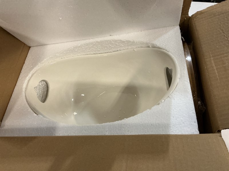 Condition photo showing New/Like New for Ceramic Fruit Bowl for Kitchen Counter - 13" Modern Fruit Holder - Large Fruit Basket for Island - Large Decorative Bowl for Home Decor - Pedestal Bowl - Entryway Bowl for Keys - Extra Large