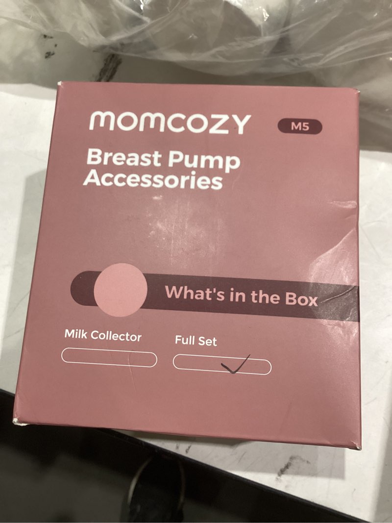 Condition photo showing Good Condition for Momcozy Full Set Collector Cup Only Compatible with Momcozy M5 NOT for Others, with Double-Sealed 24mm Flanges DL Overall Transparent