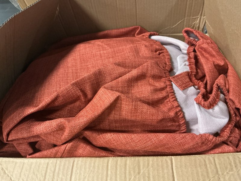 Condition photo showing Good Condition for Snug Fit Friheten Slipcover for The IKEA Friheten with Chaise Corner Cover, Sofa Bed Cover, Sectional Slipcover Replacement (Orange)?Cover Only?Not Sofa??