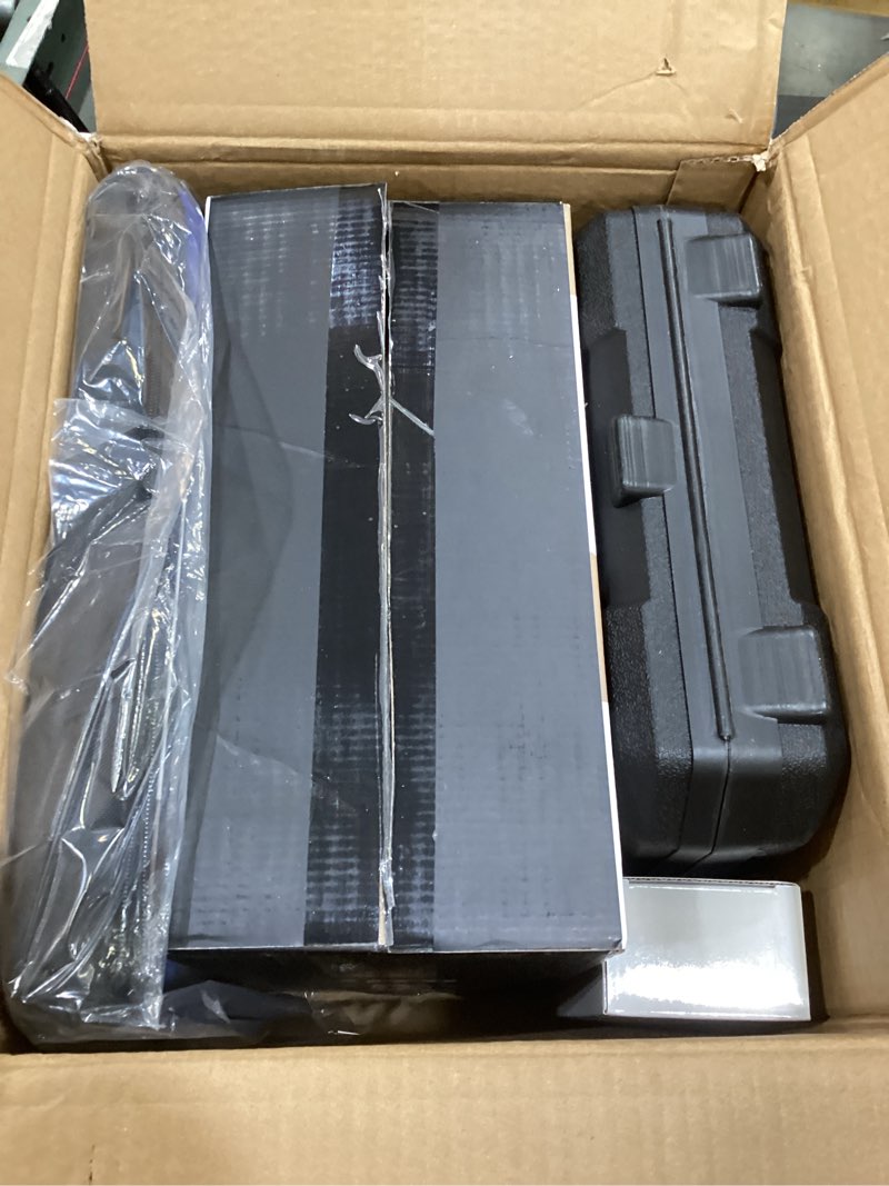 Condition photo showing Good Condition for orion motor tech ac vacuum pump and gauge set, 1/3 hp 4 cfm vacuum pump manifold gauge kit with leak detector 3 hoses & accessories for r134a r12 r22 r502, a/c vacuum pump kit for auto hvac systems 4.0 cfm & 3 way