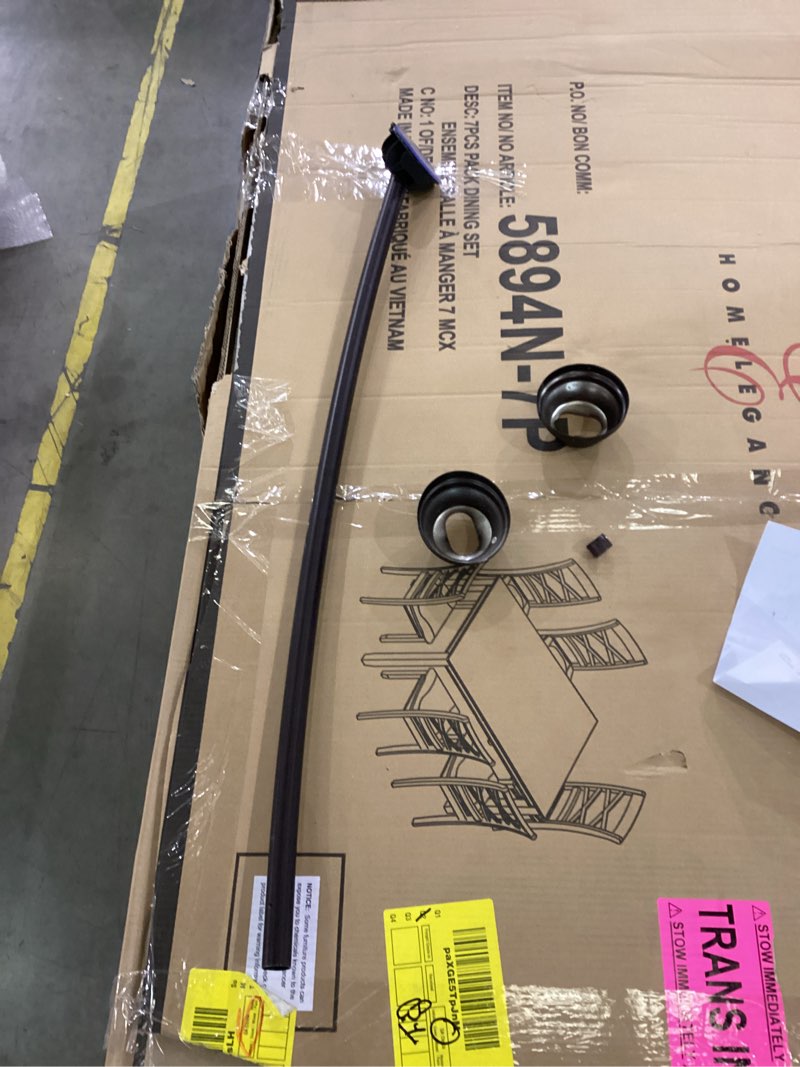 Curved shower curtain rod