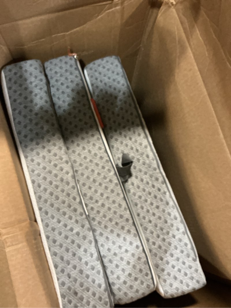 Condition photo showing As Is for Sweetnight Tri Folding Mattress - 4-inch Single Size Foldable Mattress with a Collapsible and Washable Cover | Medium-Firm with Non-Slip Design | Suitable for RV Travel, Camping, Guest Single 4 Inch White