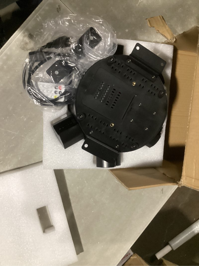 Condition photo showing As Is for Moving Head DJ Lights 6-Arm Lamp with Remote Control 150w RGBW 4in1 LED DJ Stage Lights Moving Head Disco Light DMX512 & Sound Activated Rotating Light Starlight for Wedding Live House KTV Bar & Club
