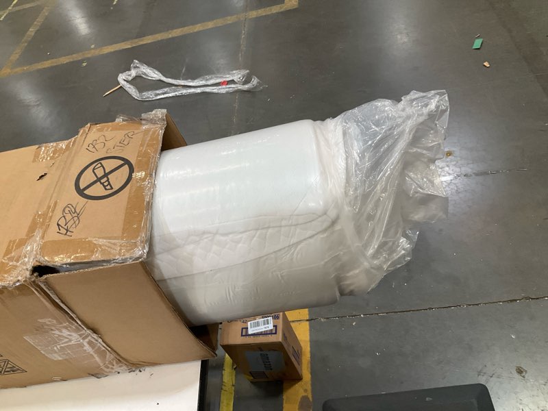 Condition photo showing New/Like New for fdw | 5 inch twin xl mattress | medium firm | gel memory foam mattress | white | bed in a box, certipur-us certified | pressure relief, cooling ventilated foam | washable removable cover white twin xl 5 in