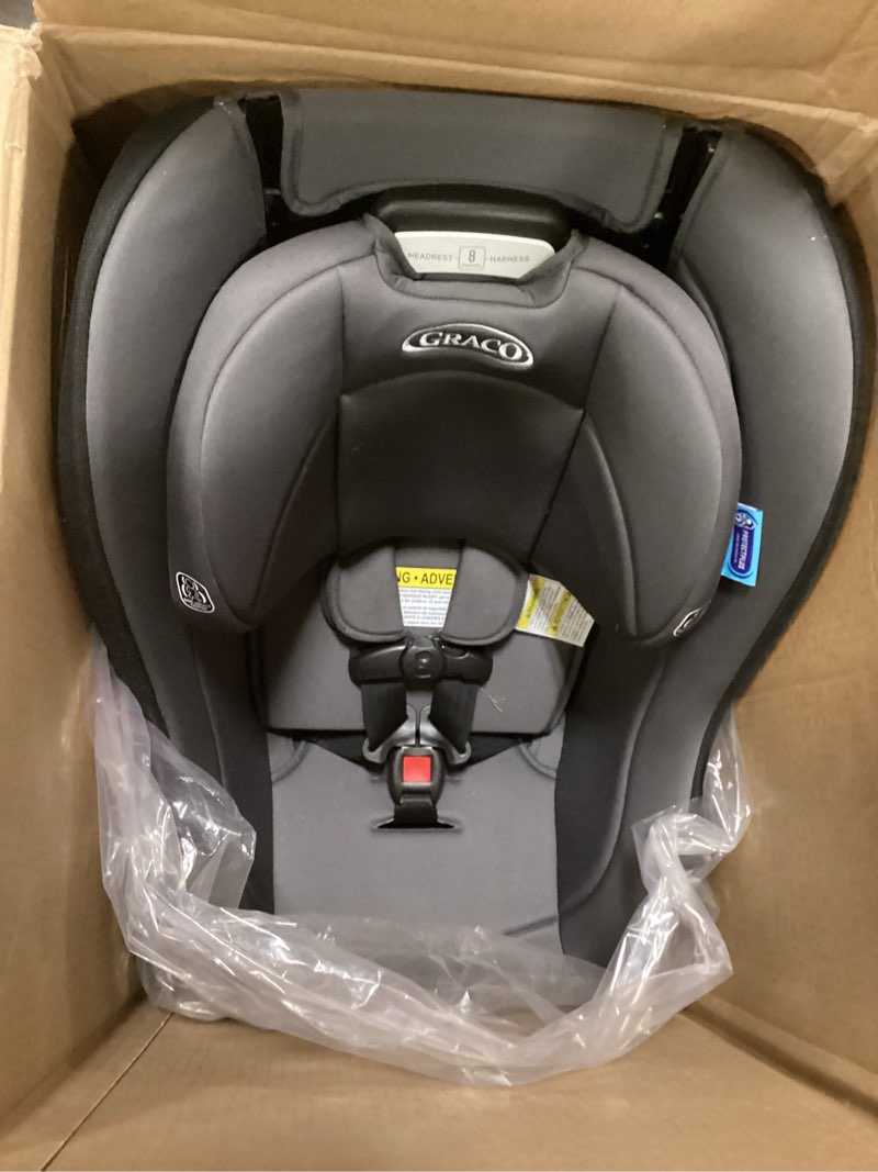 Condition photo showing Good Condition for Graco Contender Slim Convertible Car Seat, West Point, Lightweight Travel Car Seat with Compact, Space-Saving Design, Rear-Facing 5–40 lbs, Forward-Facing 22–65 lbs, Easy to Transfer, FAA Approved