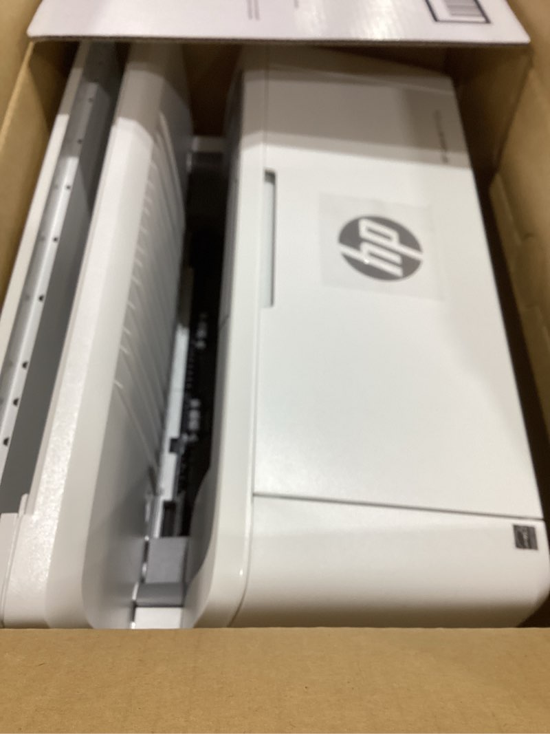 Condition photo showing As Is for hp laserjet mfp m140w wireless black & white printer, print, scan, copy, fast speeds, easy setup, mobile printing, best-for-small teams