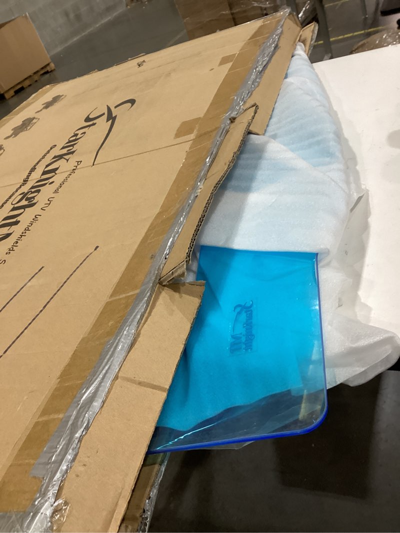 Condition photo showing Good Condition for starknightmt scratch-resistant ranger 800 570 windshield - uv-proof hard-coated full windshield compatible with polaris 2010-2016 ranger xp 800/ranger xp 800 crew/ranger 800 6x6