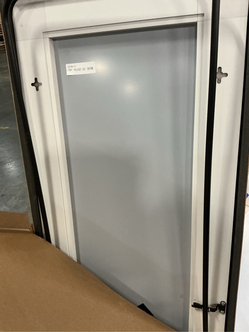 Condition photo showing Good Condition for Sweetcrispy Full Length Mirror with LED Lights, 61"x17" Lighted Floor Mirror with Dimming & 3 Color Lighting, Stand for Bedroom, Dressing Room Rectangular 61"L x 17"W