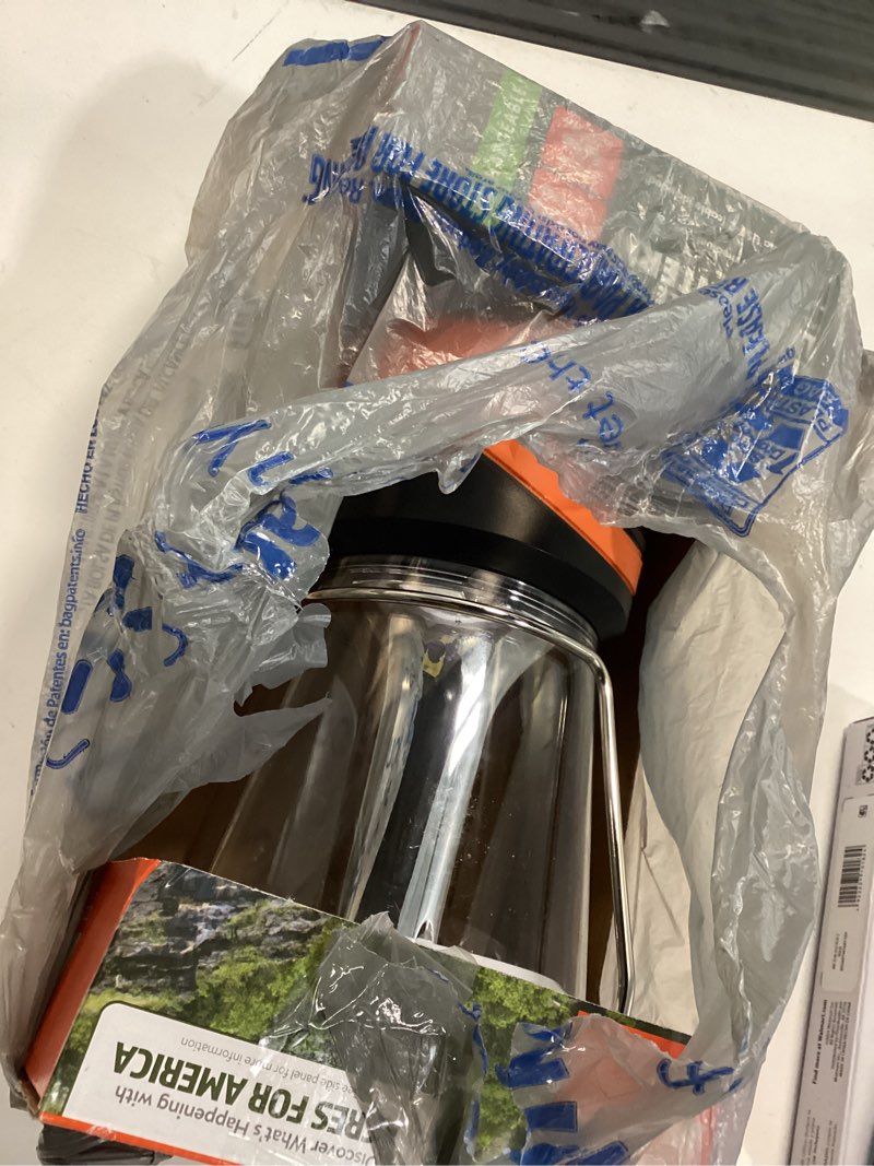 Condition photo showing As Is for ozark trail led rechargeable lantern, 3000 lumen, ipx4 water resistant, 4 modes, usb-c charging