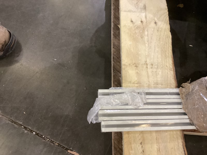 Condition photo showing Good Condition for 6ft-24ft Upgraded Aluminum Curtain Track, Ceiling or Wall mount, Curtain Rail System with 90 Degree Corner Bends, Windows and Room Divider Ceiling Track set with Runners and Hooks(White) 24ft White