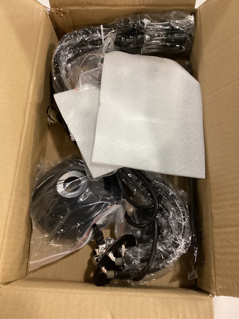 Condition photo showing As Is for Black Chandelier,6-Light Rustic Industrial Iron Chandeliers for Dining Room Lighting Fixtures Hanging,Candle Hanging Hallway, Living Room, Foyer, Bedroom, Office, Bar,Island Lights