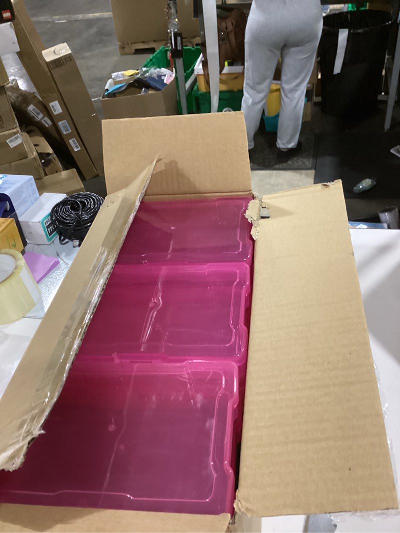 Condition photo showing New/Like New for novelinks Transparent 4\" x 6\" Photo Storage Boxes - Photo Organizer Cases Photo Keeper Picture Storage Containers Box for Photos - 24 PACK (Multi-colored) Multi-colored 24 Pack