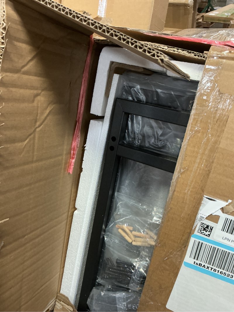 Condition photo showing Good Condition for Huuger 4 Tier Bookshelf, L Shaped Corner Bookshelf with 8 Open Shelves, 49.4 Inch Straight Wide Bookcase with Metal Frame and Wooden Board, Adjustable Feet, Black 4 Tier Black