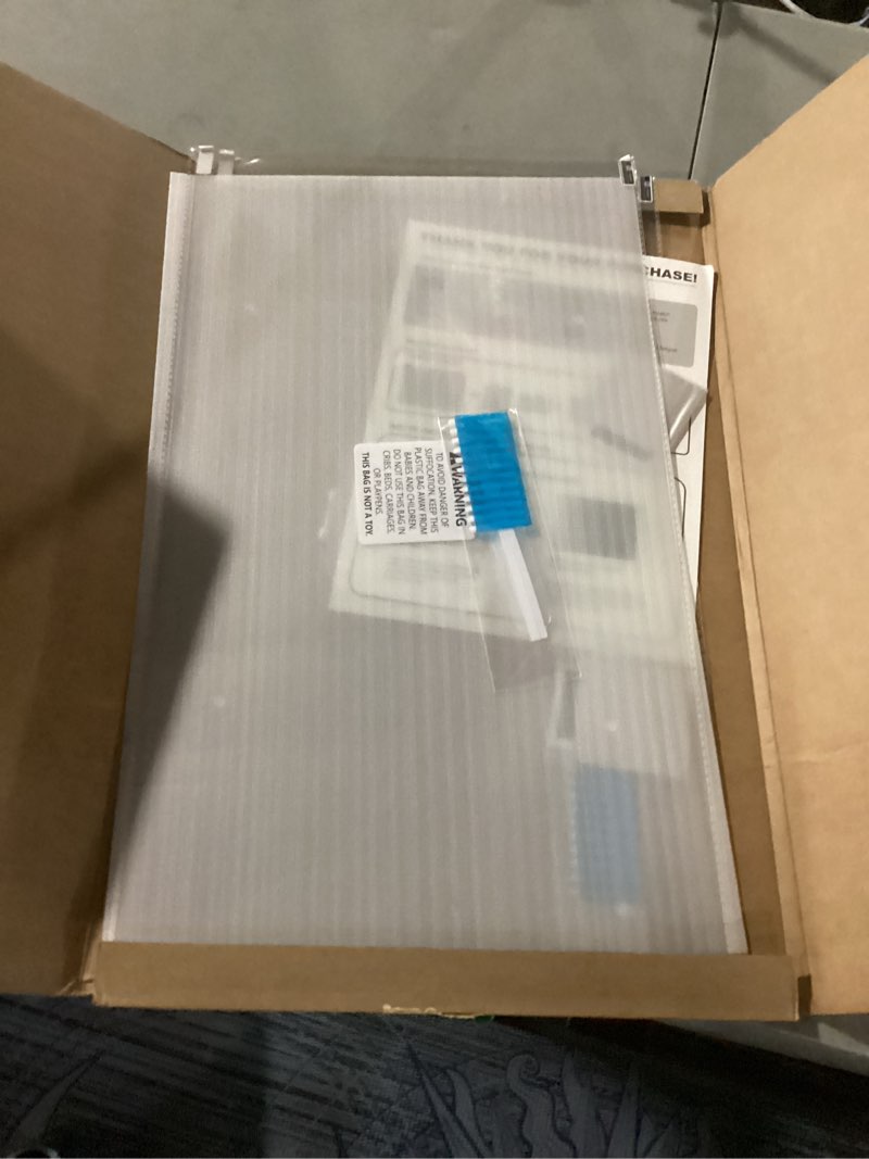 Condition photo showing As Is for 2 pack 24 inch computer screen protector film, anti glare & blue light blocker with transparent filter shield for eye protection, compatible with 16:9 widescreen monitors from dell, hp, lg, and more 24 inch(diagonal)-16:9 aspect ratio