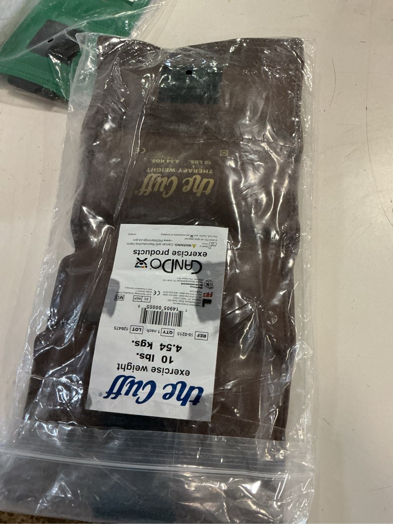 Condition photo showing Good Condition for The Cuff Original Adjustable Ankle and Wrist Weight for Training, Dance, Running, Cardio, Aerobics, Toning, and Physical Therapy for Men and Women, 10 lb, Brown