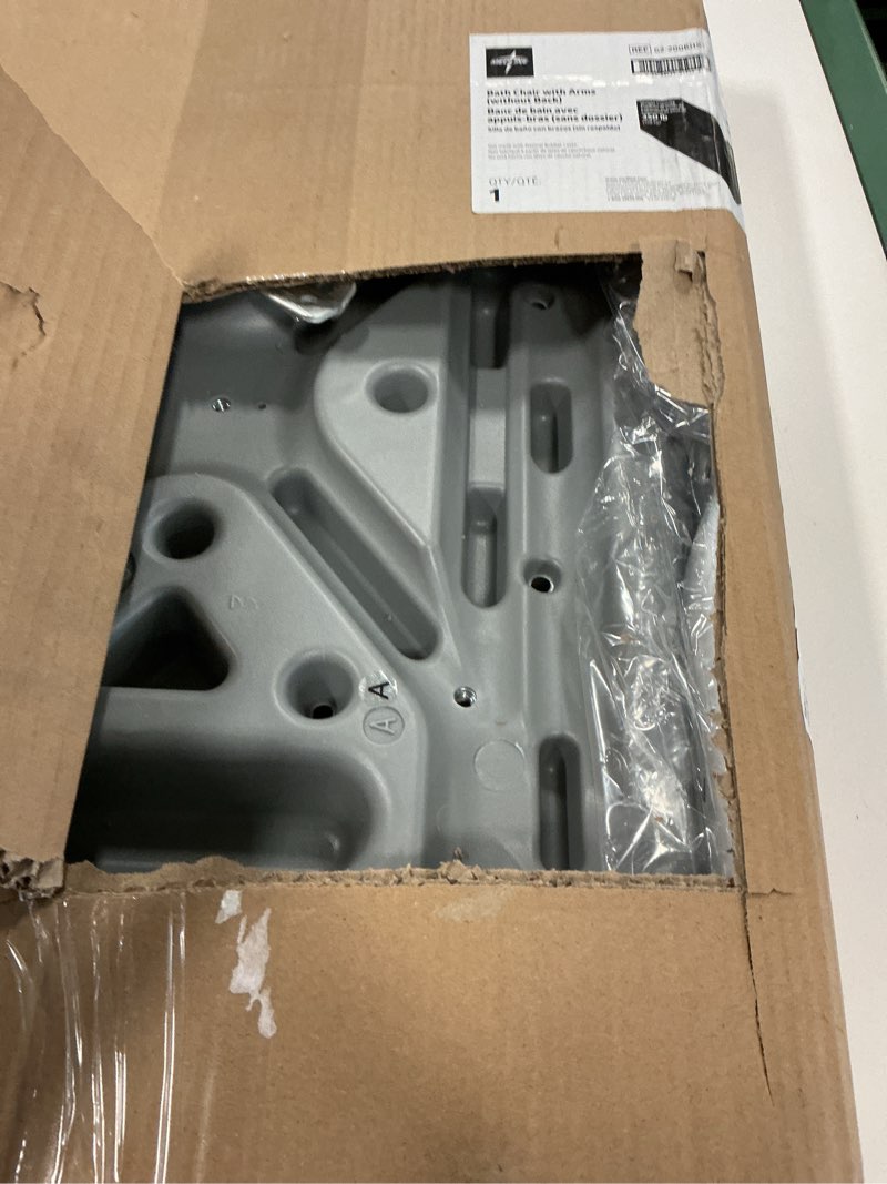 Condition photo showing Good Condition for Shower Chair for Inside Shower with Arms and Back, FSA/HSA Eligible 500 lbs Heavy Duty Shower Seat for Bathtub, Height Adjustable Safety Bath Seat for Elderly, Adults, Handicap and Disabled