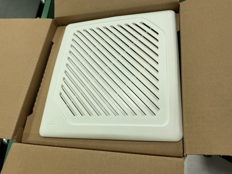 Condition photo showing As Is for Broan 1-Sone 110-CFM White Bathroom Fan ENERGY STAR