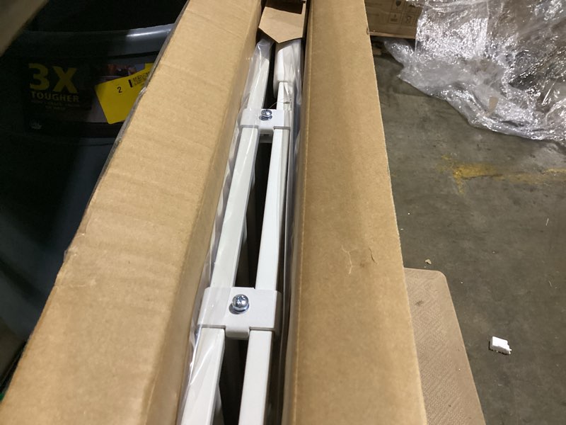 Condition photo showing New/Like New for Babelio Baby Gate for Stairs, Kitchen & Doorways, 26-43" W 28" H No Bottom Bar| Easy Installation| One-Handed Operation| Auto-Close| Hardware Mount (Drill Needed) Safety Dog/Pet Gate Indoor (White)