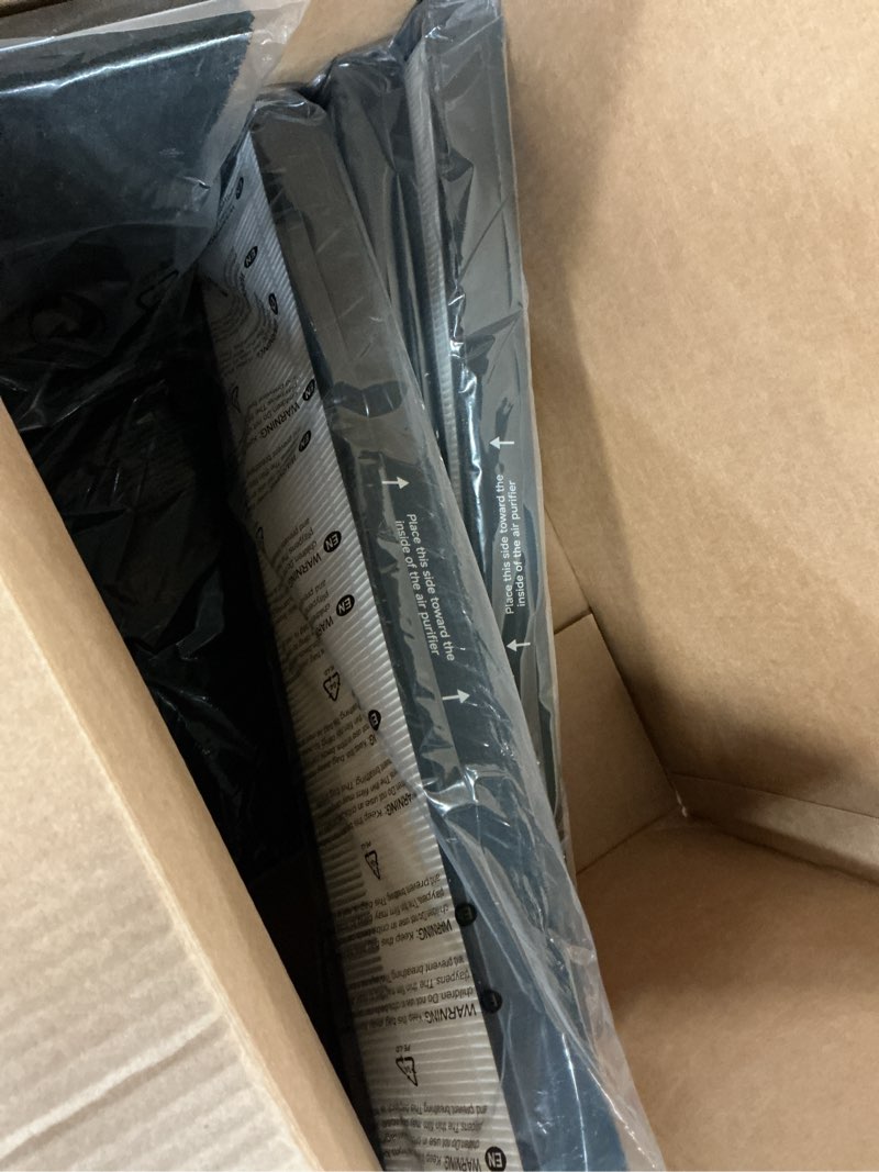 Condition photo showing Good Condition for 3 pack 182550 replacement filter for bionair bap536uv-u & holmes hap537uv, 3× h13 hepa + 6× carbon pre-filters + uvb950 bulb 3 sets with 1 bulb