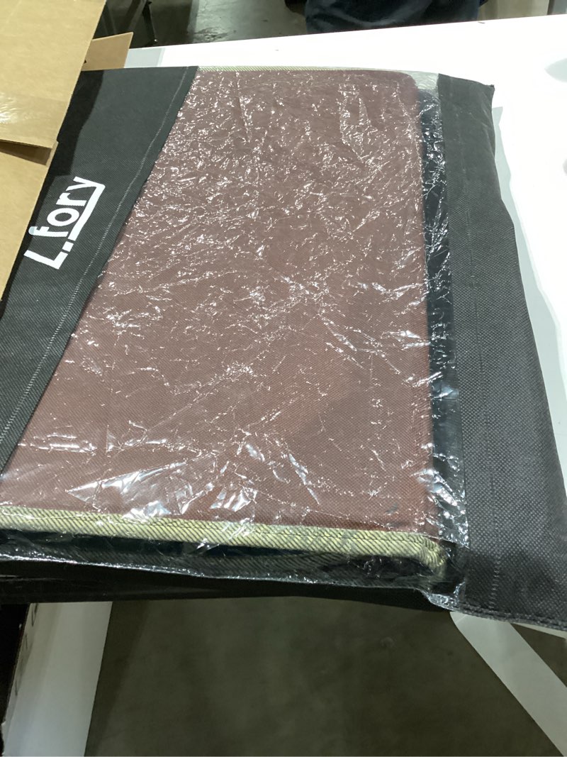 Condition photo showing Good Condition for prayer rug with back support/foldable meditation floor chair & carrying pocket (black)