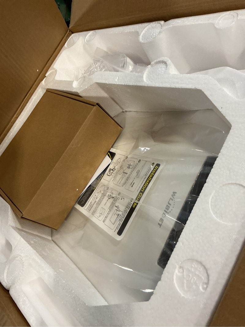 Condition photo showing New/Like New for bidet toilet seat with remote control, electronic heated bidet seat with adjustable warm water and pressure, warm air drying, display screen, night light, slow closed toilet lid, elongated oval