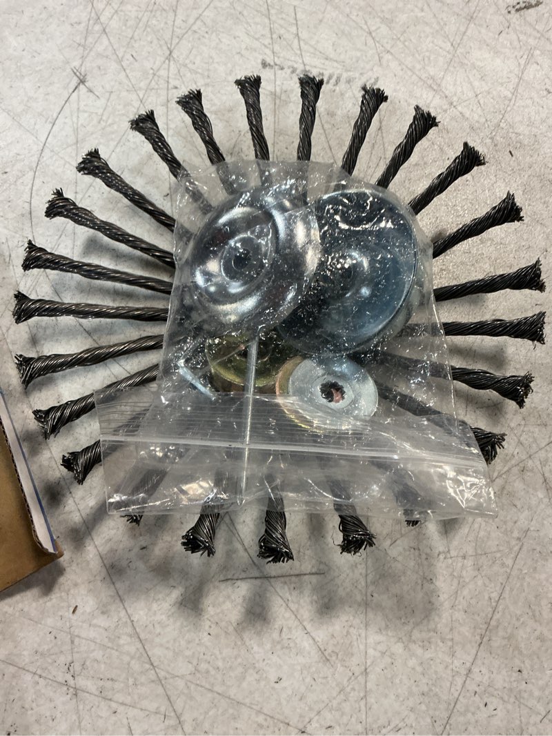 Condition photo showing Good Condition for 10 inch unbreakable wired trimmer blade for weed eater, steel wire rotary brush cutter trimmer head, weed eater head for weed eater, brush cutter, weed wreckers, moss grass rust removal