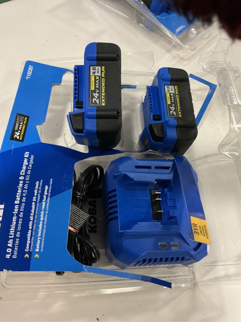 Condition photo showing Good Condition for Kobalt 24V Power Tool Charger with Batteries for Kobalt Tools