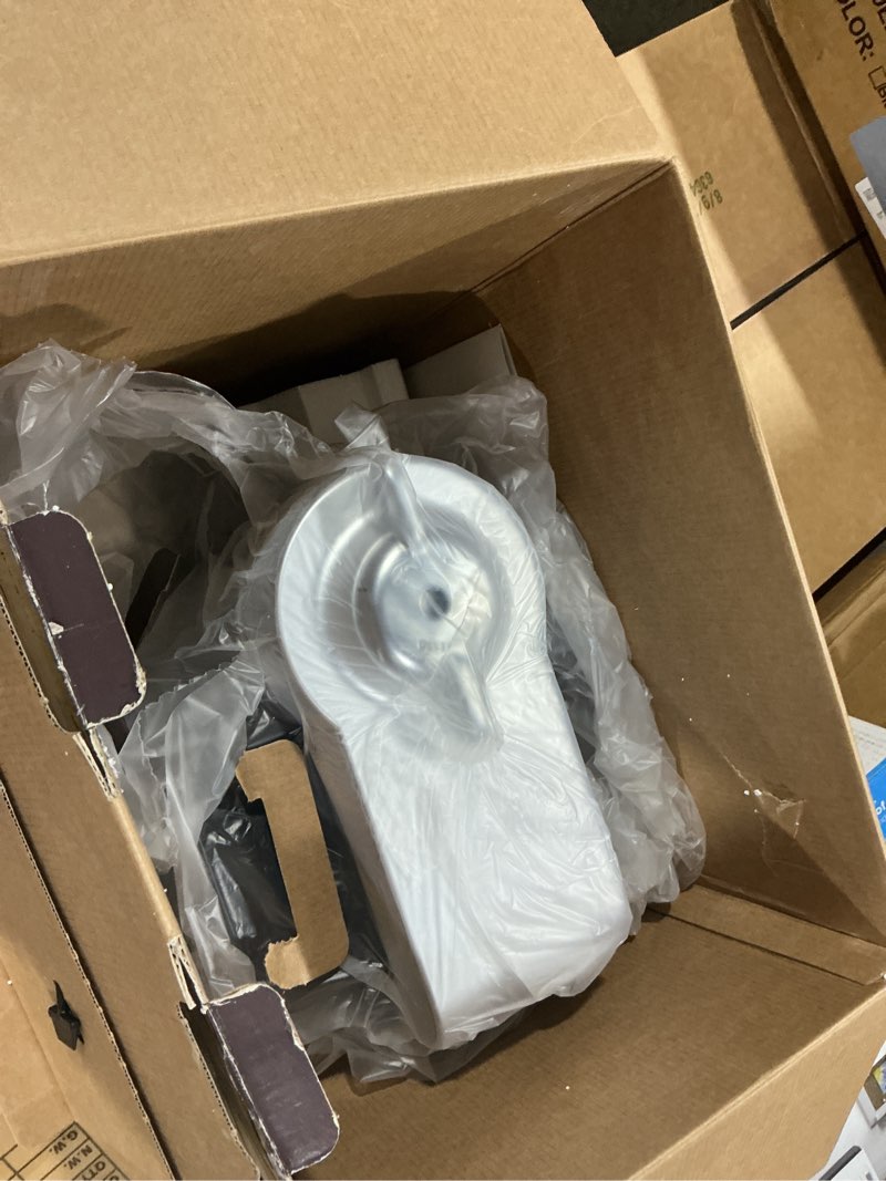 Condition photo showing As Is for nespresso vertuo coffee and espresso machine by de'longhi, 1597 milliliters, silver