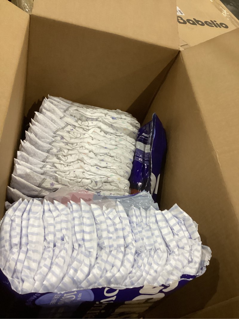Condition photo showing As Is for Huggies Size 6 Overnites Baby Diapers: Overnight Diapers, Size 6 (35+ lbs), 84 Ct (2 Packs of 42), Packaging May Vary Size 6 84