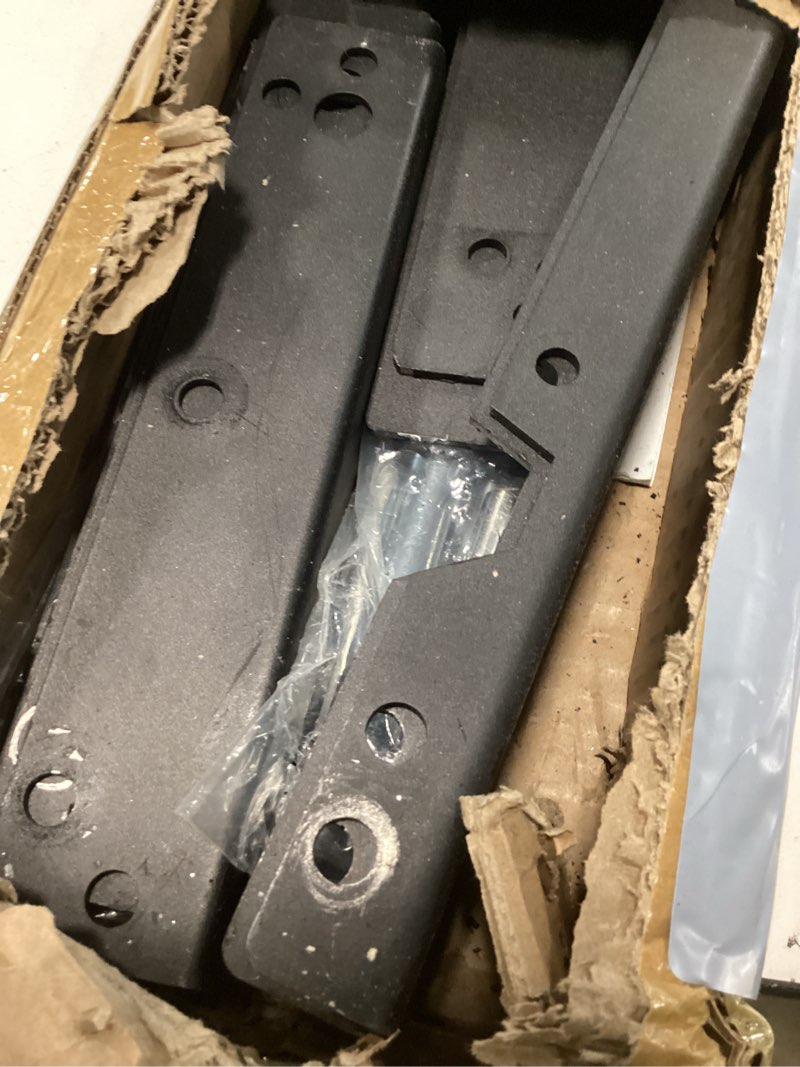 Condition photo showing As Is for Buzzlett 9594 Basketball Backboard Mounting Kit - Compatible with Lifetime Backboards Only, Heavy-Duty Steel Brackets with 3 Installation Options (Wall, Roof, Pole), Weatherproof for Outdoor Use