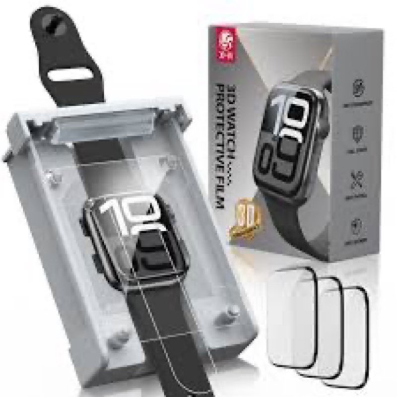 X-it for Apple Watch Ultra 3/2/Ultra 49MM Screen Protector [Automatic Align Tech] Self-Healing,Flexi