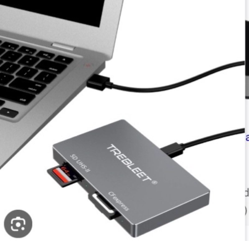 Dual-Slot CFexpress Type B and SD 4.0 UHS-II Card Reader USB 3.2 Gen 2 10Gbps, Compatible for Thunde