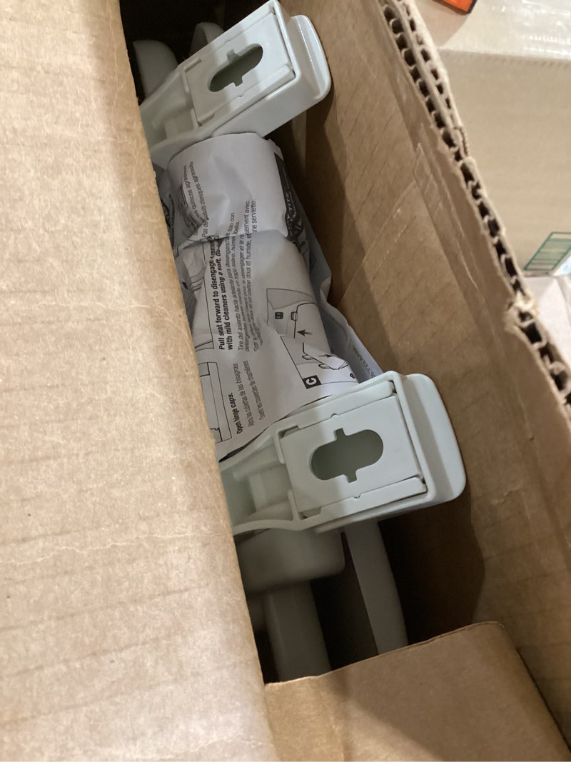 Condition photo showing As Is for Mayfair NextStep2 Toilet Seat with Built-In Potty Training Seat, Slow-Close, Removable that will Never Loosen, Round, White Round (1-Pack) 1-Pack