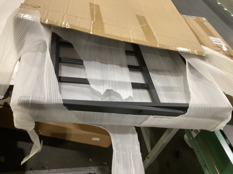 Condition photo showing New/Like New for Fully Assembled Luggage Rack for Guest Room, Upgraded Metal Foldable Suitcase Stand with 6 Nylon Straps and Shoe Shelf (Nylon Black 2PCS)