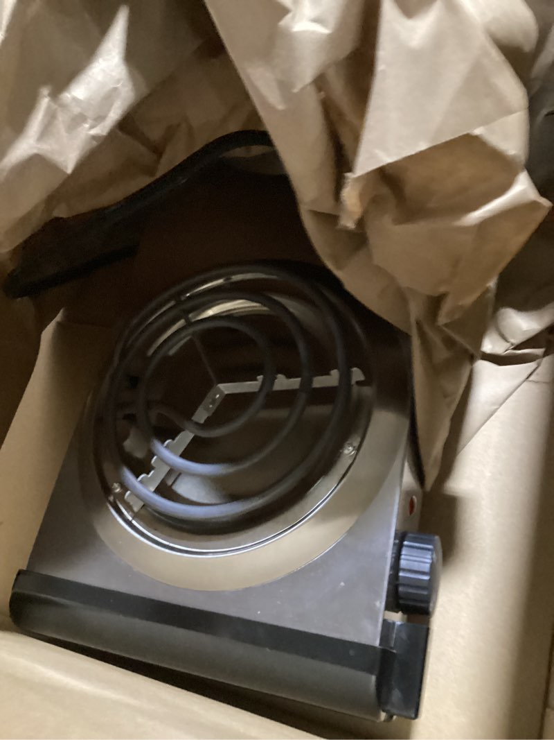 imusa usa gau-80312us electric double burner 1750-watts, stainless steel, silver