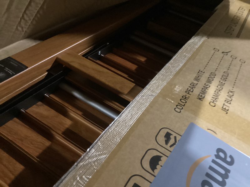 Condition photo showing Good Condition for soladder 3 step ladder, folding aluminum 3 step stool with anti-slip wide sturdy pedal, multi-use for home and kitchen use, space saving-woodgrain(300 lbs capacity) 3 step woodgrain
