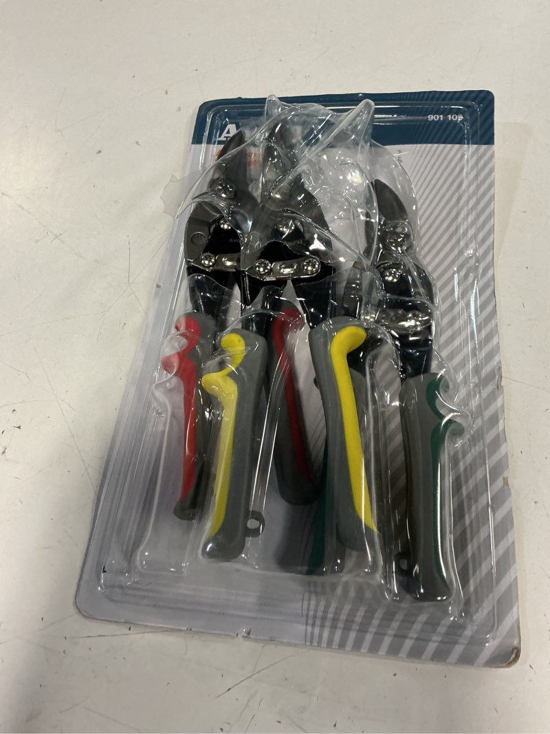 Condition photo showing Good Condition for straight, left, and right cut aviation snip set (3-piece)