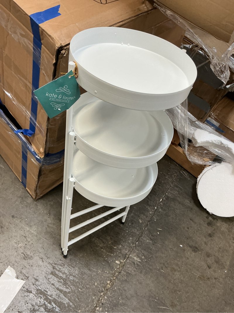 Condition photo showing Good Condition for step bloom metal 3-tier planter stand - 60 cm