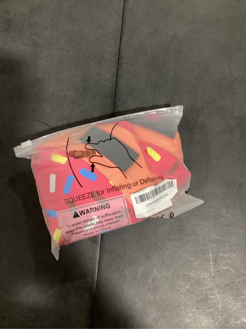 Condition photo showing Good Condition for supet inflatable dog cone collar alternative after surgery, doggie neck donut collar recovery ecollar, soft dog cone for small medium large dogs donut pink l-(neck 11"-14")