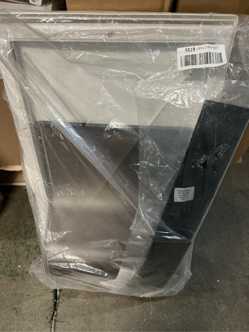 Condition photo showing As Is for petsafe extreme weather energy efficient pet door, medium